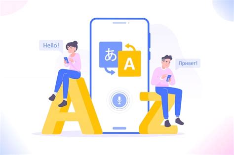 premium vector people  language translate app