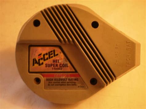 accel hei super coil part gm  volts ebay