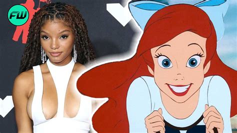 cried the other day halle bailey says playing ariel in little
