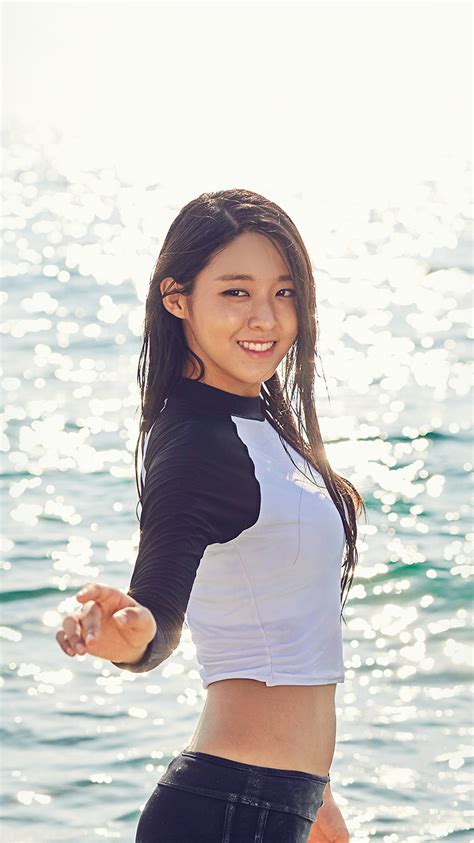 Hh50 Seolhyun Kpop Aoa Girl Sea Cute Wallpaper