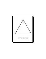 Shapes Triangle Coloring Pages Printable Color Square 7k Trace Star sketch template