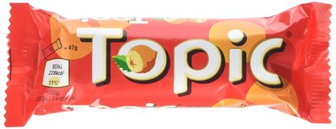 topic single chocolate bar   pack   amazoncouk grocery
