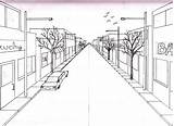 Perspective Point Street Main sketch template