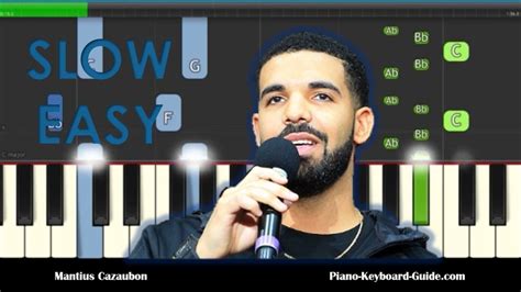 how to play in my feelings by drake on piano slow keke