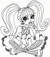 Coloring Monster High Draculaura Pages Printable Popular Library Clipart sketch template