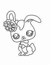 Coloring Pet Shop Littlest Pages Printable Print Lps Cartoon Bunny Color Scribblefun sketch template