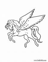 Pegasus Ausmalen Hellokids sketch template