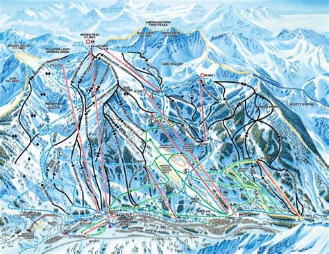 Snowbird Ski Trail Maps Ski City