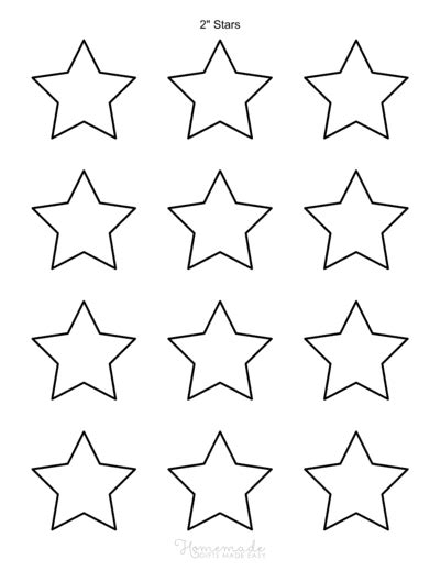 star cutouts printable