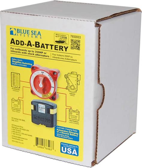 amazoncom blue sea  add  battery kit boxed packaging  automotive