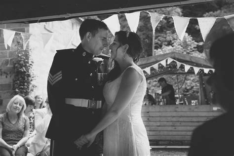 that first kiss as husband and wife cornwall wedding photographer