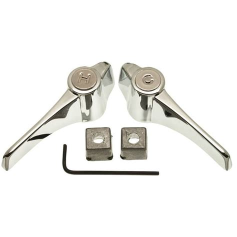 danco chrome universal metal lever handles pair  walmartcom walmartcom