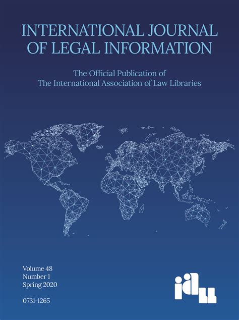 international journal of legal information volume 48 issue 1