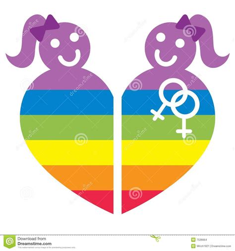 lesbian symbol stock vector image of homosexual gays