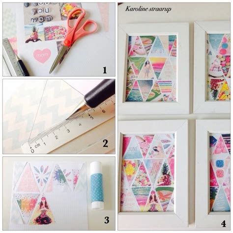 diy  tutorial bild kreative ideen basteln wohnung dekoration