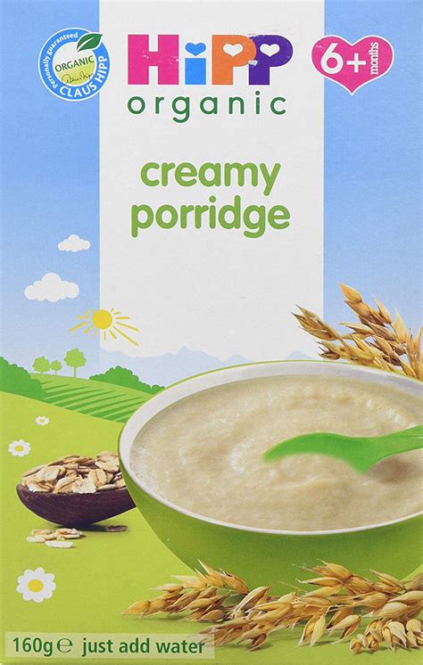Hipp Organic Stage 1 From 6 Months Creamy Porridge 160 G Pack Of 4