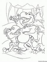 Sid Dinosaurs Dawn Colorear Dinosaurier Educador Idade Gelo Glaciale Malvorlagen Colorkid Dinosauri Erzieher Despertar Dinossauros Dinosaurios Origen sketch template