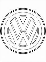 Volkswagen Subaru Emblems sketch template