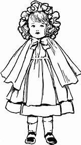 Doll Clipart Clip Porcelain Drawing Etc Girl Little Getdrawings Usf Edu Small Medium Original Large Tiff Clipground Resolution sketch template