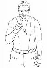 Coloring Wwe Dean Ambrose Pages Aj Printable Lesnar Brock Punk Cm Styles Lee Drawing Color Print Dwayne Johnson Ryback Getcolorings sketch template