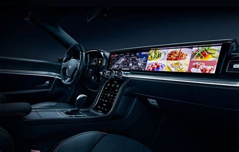 future  car interiors multimedia  touchscreens car magazine