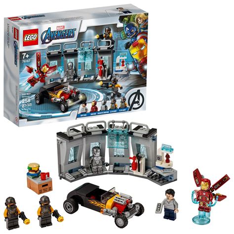 lego marvel avengers iron man armory  toy building kit  pieces walmart canada