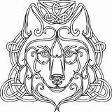 Geeksvgs Wolf Celtic Mandala Report  sketch template