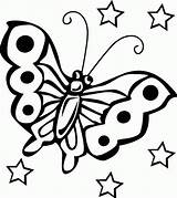 Butterflies Blank Fly Monarch sketch template