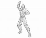 Noob Coloring Saibot Mortal Kombat Pages Combat Colouring Printable Print Another Search Comba sketch template