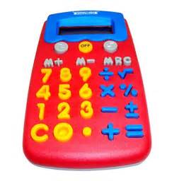 childs colorful junior calculator  memory  buttons sounds multi function kid inventor