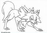 Lougaroc Diurne Tokorico Flamiaou Soleil Lune Coloriages Bestof Pokémon Inspirant Joyeux Benjaminpech Pour sketch template