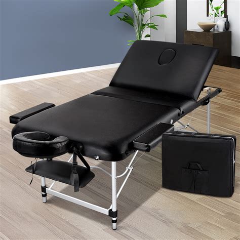 Zenses 70cm Wide Portable Aluminium Massage Table 3 Fold Treatment
