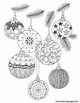 Coloring Christmas Pages Zentangle December Adult Printable Adults Patterns Noel Zentangles Mariska Ornament Boer Den Made Ornaments Designs Coloriage Painted sketch template