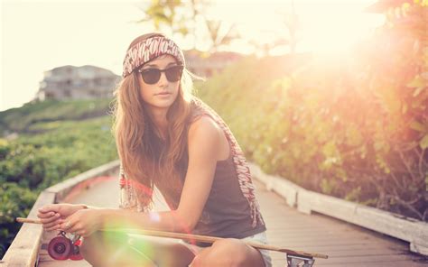 wallpaper sunlight women outdoors model sunglasses