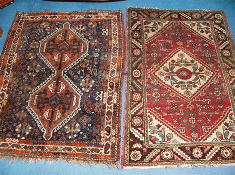 twee oude tapijten shiraz qashqaihamadan ca  catawiki