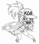 Deviantart Akali Lineart Kda Drawing Comm Favourites Experiment Tools Own Digital Add sketch template