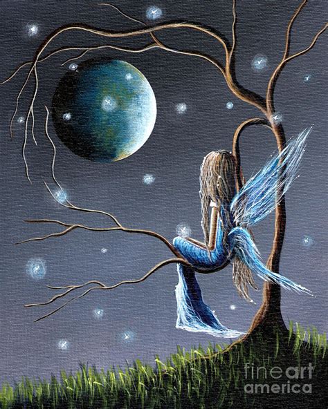 fairy art print original artwork painting  fairy  fairytale