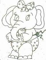 Riscos Elefante sketch template