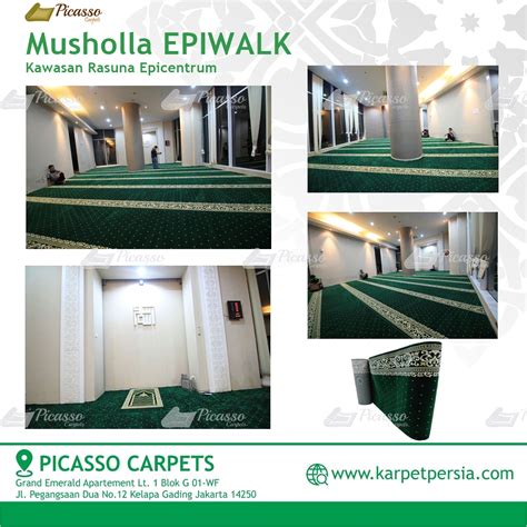 karpet sajadah mushola epiwalk jakarta karpet masjid harga karpet