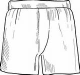 Boxer Briefs sketch template