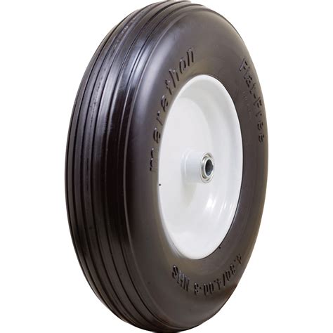 Marathon Tires Flat Free Wheelbarrow Tire — 3 4in Bore 4 80 4 00–8in