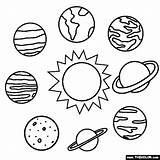 Planets Outer sketch template