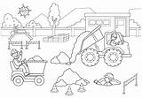 Coloring Construction Pages Kids Site Dockyard Birthday Colouring Printable Theme Clipart Sheets Kindergarten Stock Template Crane Equipment Goodnight School Activity sketch template