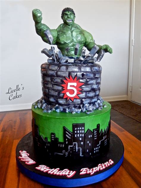 incredible hulk cake cakecentralcom