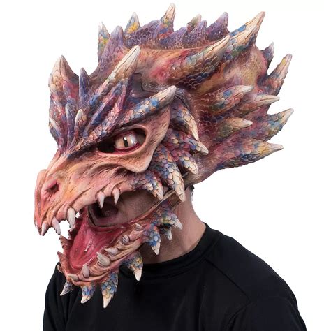 adult dragon mask    party city