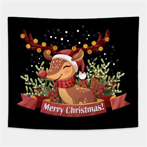 cute merry christmas day cute merry christmas day gift tapestry