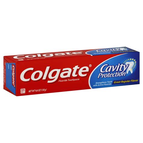 colgate toothpaste fluoride great regular flavor  oz