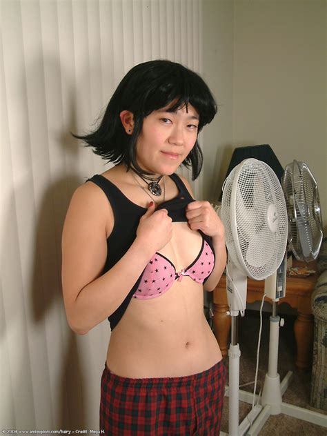 amateur asian female cady shows her ugly hairy pussy and poses