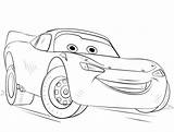 Mcqueen Coloring Lightning Pages Cars Printable Disney Supercoloring Categories sketch template