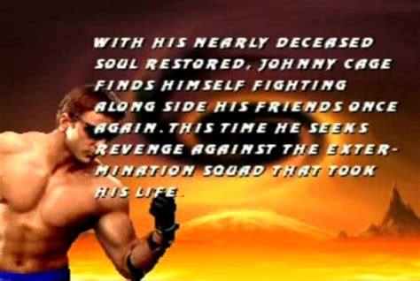 Mk Art Tribute Johnny Cage From Mortal Kombat 3 Trilogy